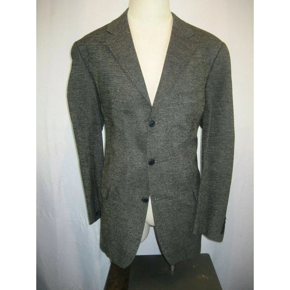 Mens Vito Rufolo (Italy) Gray Heather 100% Rayon sz 44L